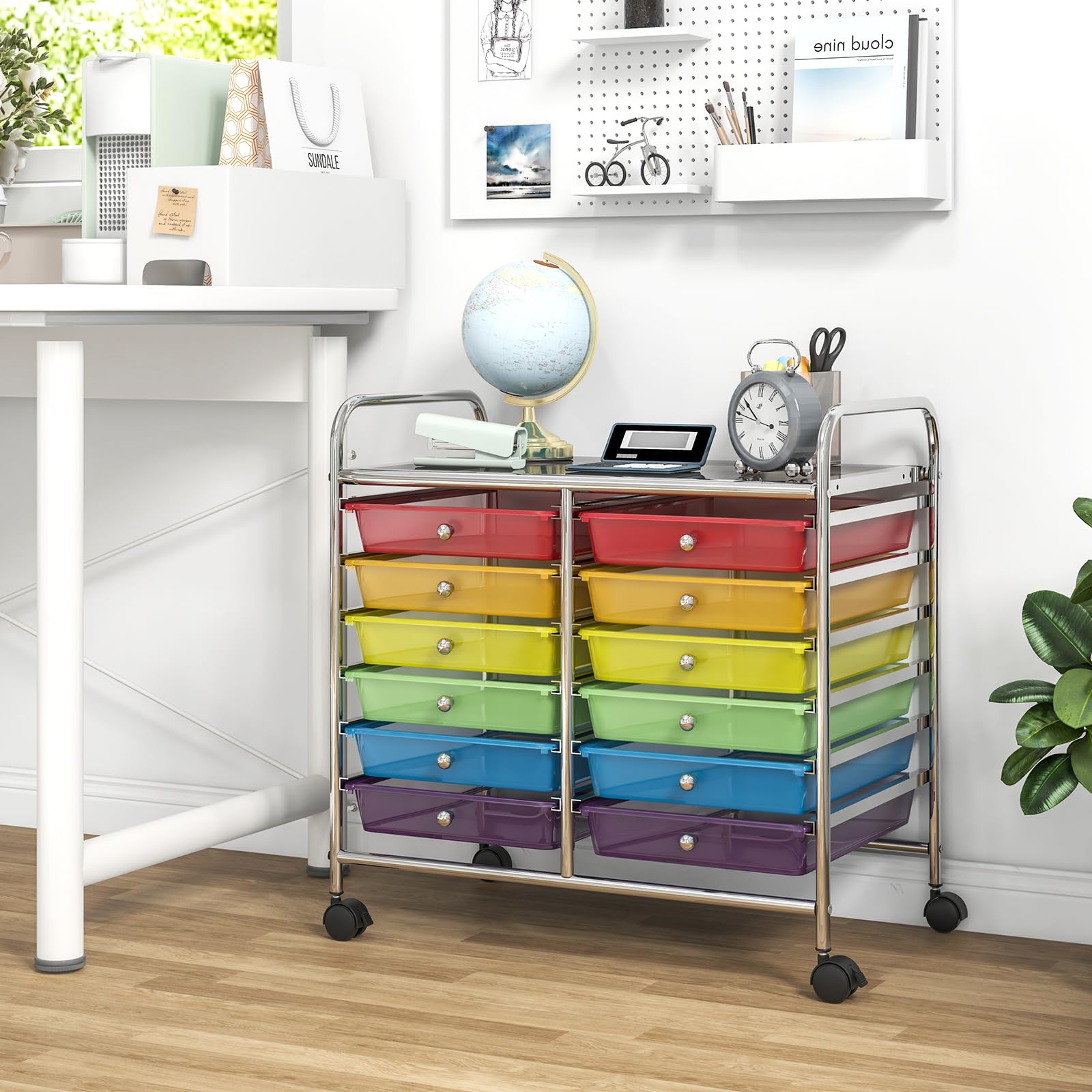 Amazon.com: GOFLAME 12-Drawer Rolling Storage Cart