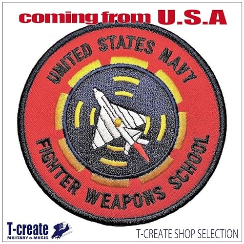 ミリタリーワッペン 1986 FIGHTER WEAPONS SCHOOL ラージサイズ アメリカ軍パッチ U.S.NAVY [並行輸入品]のサムネイル