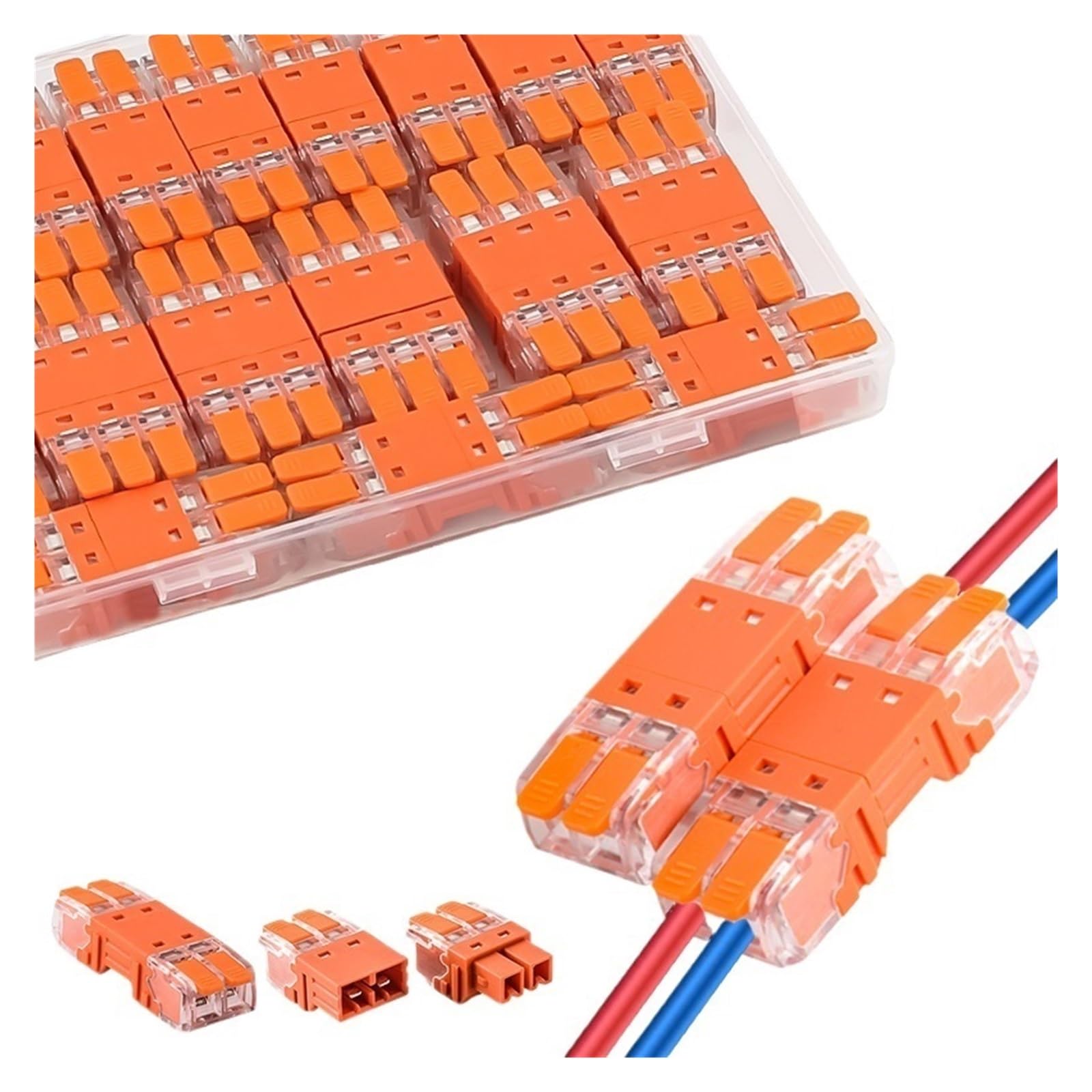 CMK64-Serie, 18-teiliges elektrisches Steckverbindungsset mit 2/3-Port-Kompaktkabelanschlüssen