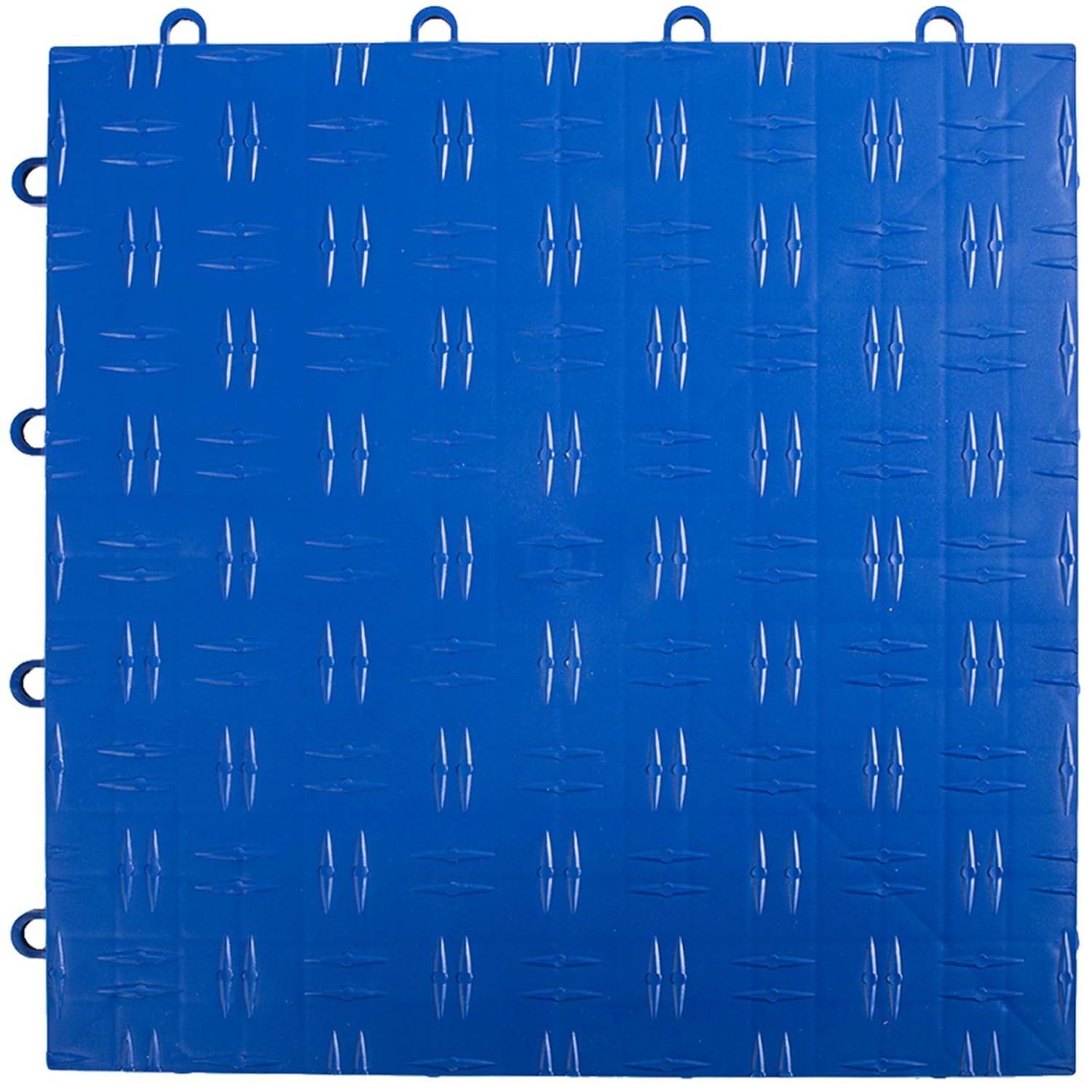VEVOR Garage Tiles Interlocking, 12'' x 12'', 25 Pack, Blue Garage Floor Covering