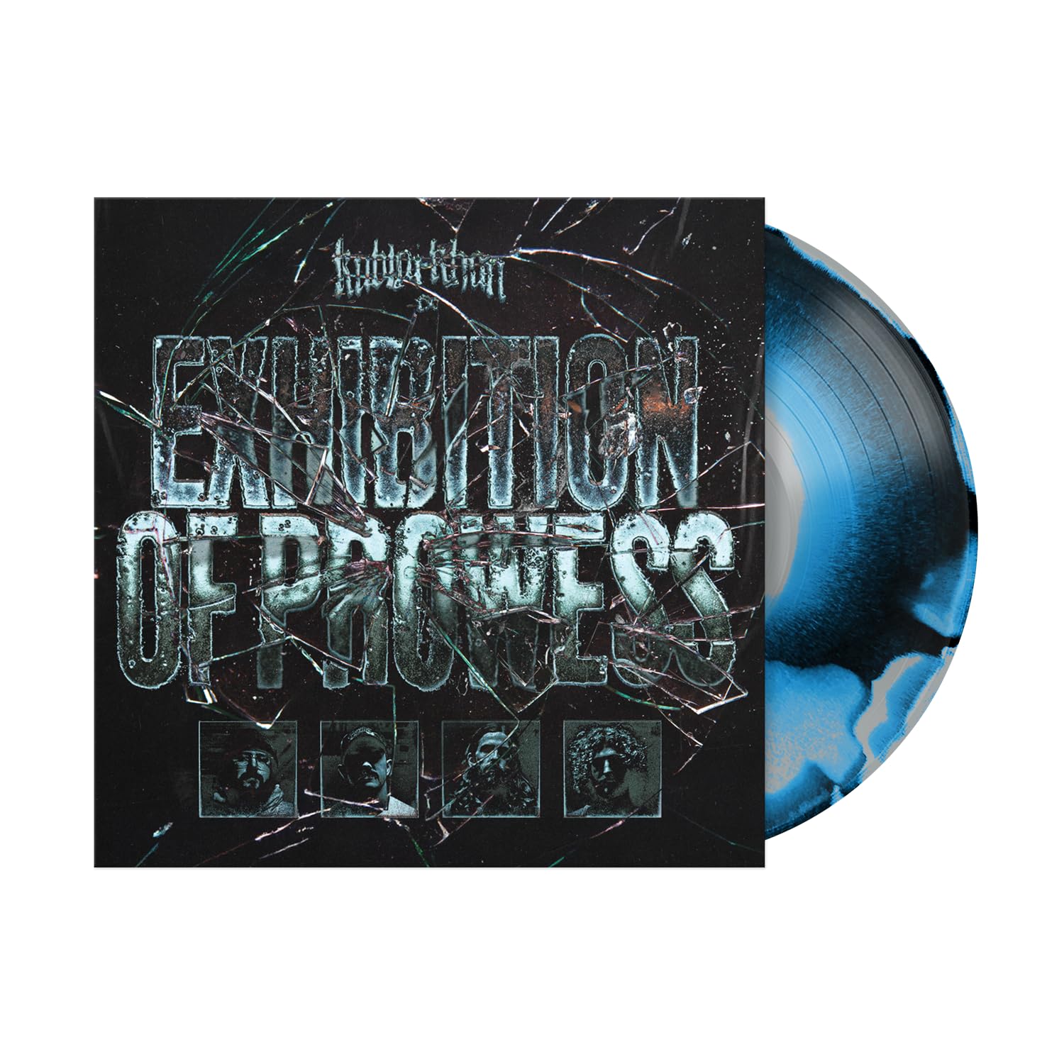 Kublai Khan TX 'Exhibition of Prowess' LP Black Blue & White Splatter Vinyl NEW