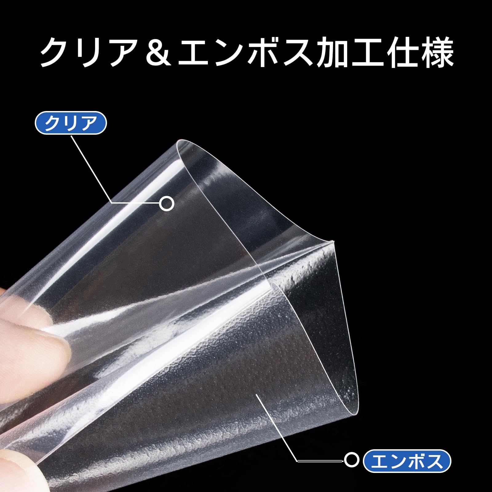 Amazon.co.jp: オーバースリーブ 69×94mm（100枚） エンボス＆クリア