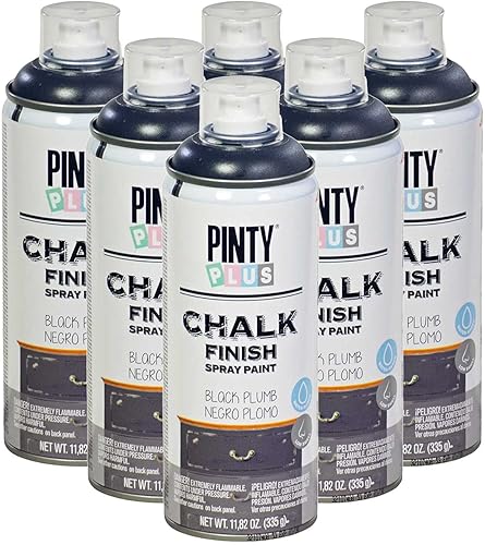 Pintura en aerosol con acabado de tiza a base de agua de 118 onzas ultra mate Fabricado con tiza real Múltiples aplicaciones incluyendo muebles