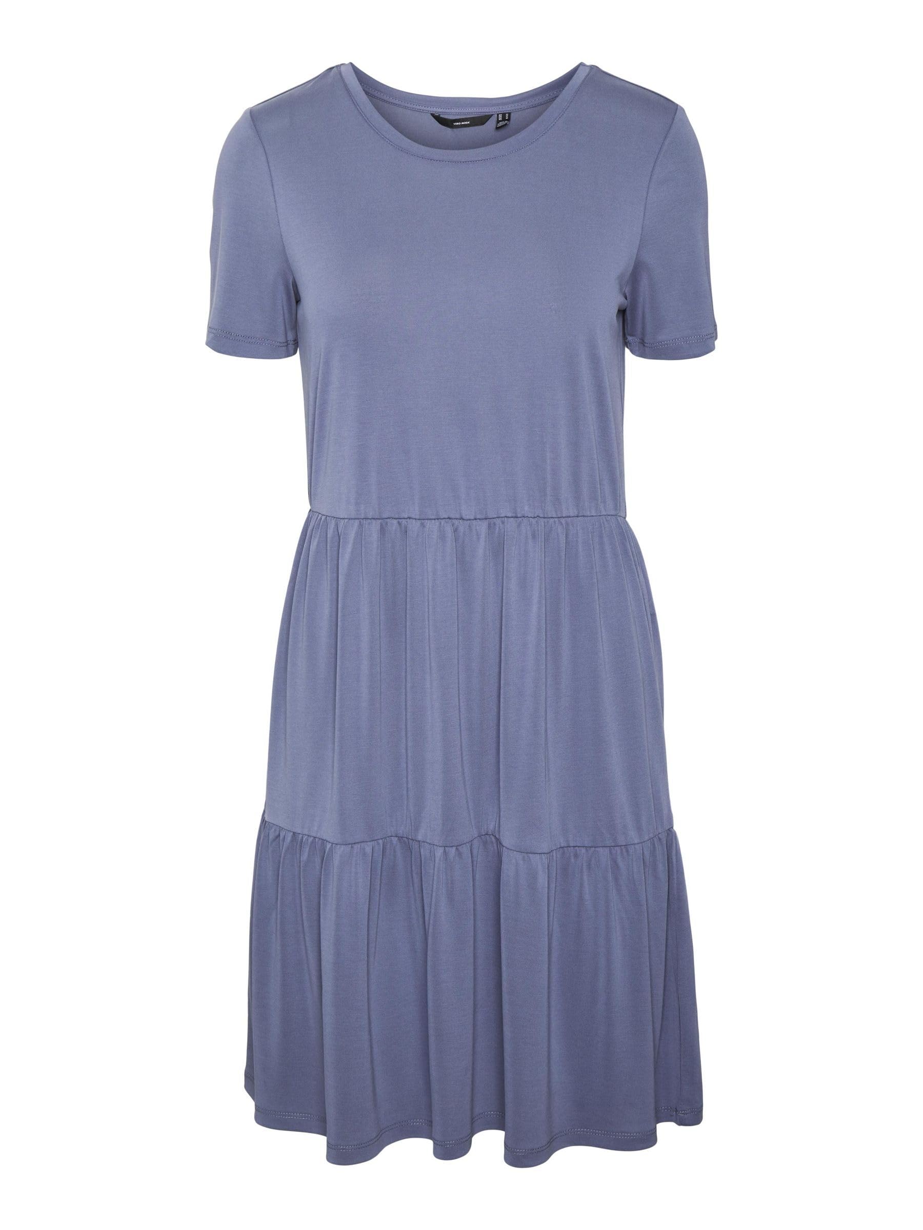 VERO MODA Womens Filli Calia Short Sleeve Short DressCasual Dress