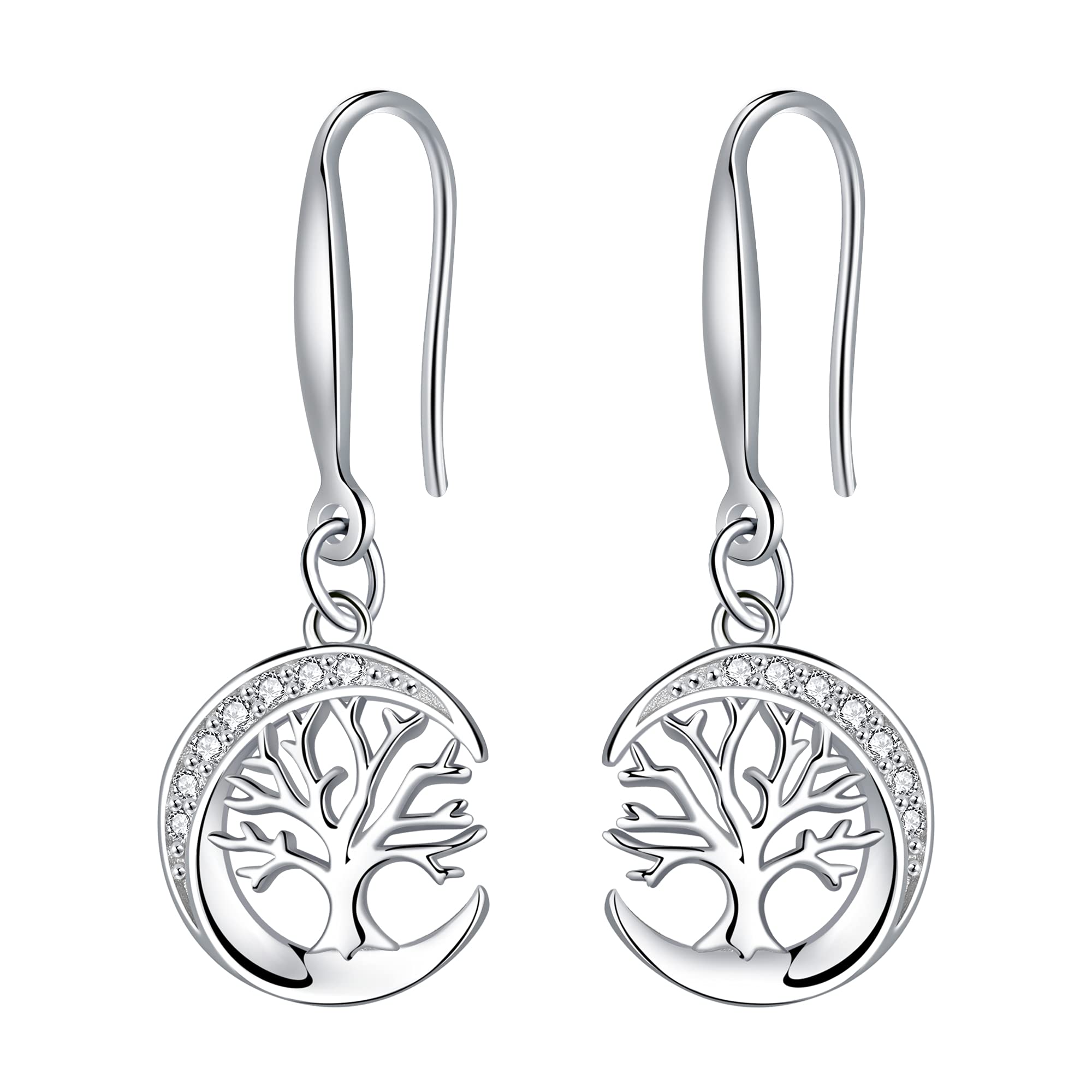Micory Damen Hängend Ohrringe 925 Sterling Silber Ohrstecke für Schmuck Geschenke Damen Mama Freundin