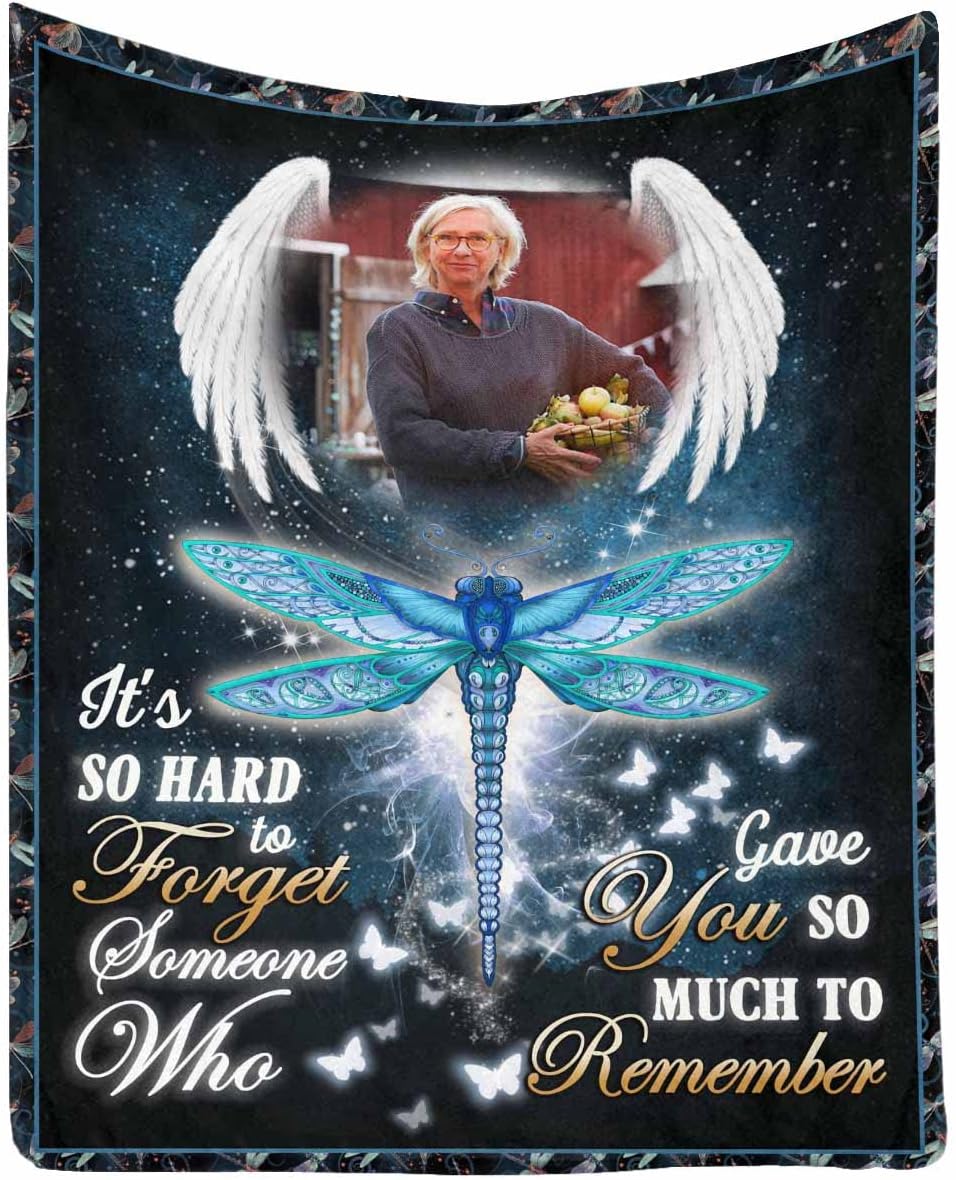 Custom It's so Hard to Forget Someone who gave You so Much to Remember Warm Bed Throw Blanket 40 x 50 Inches