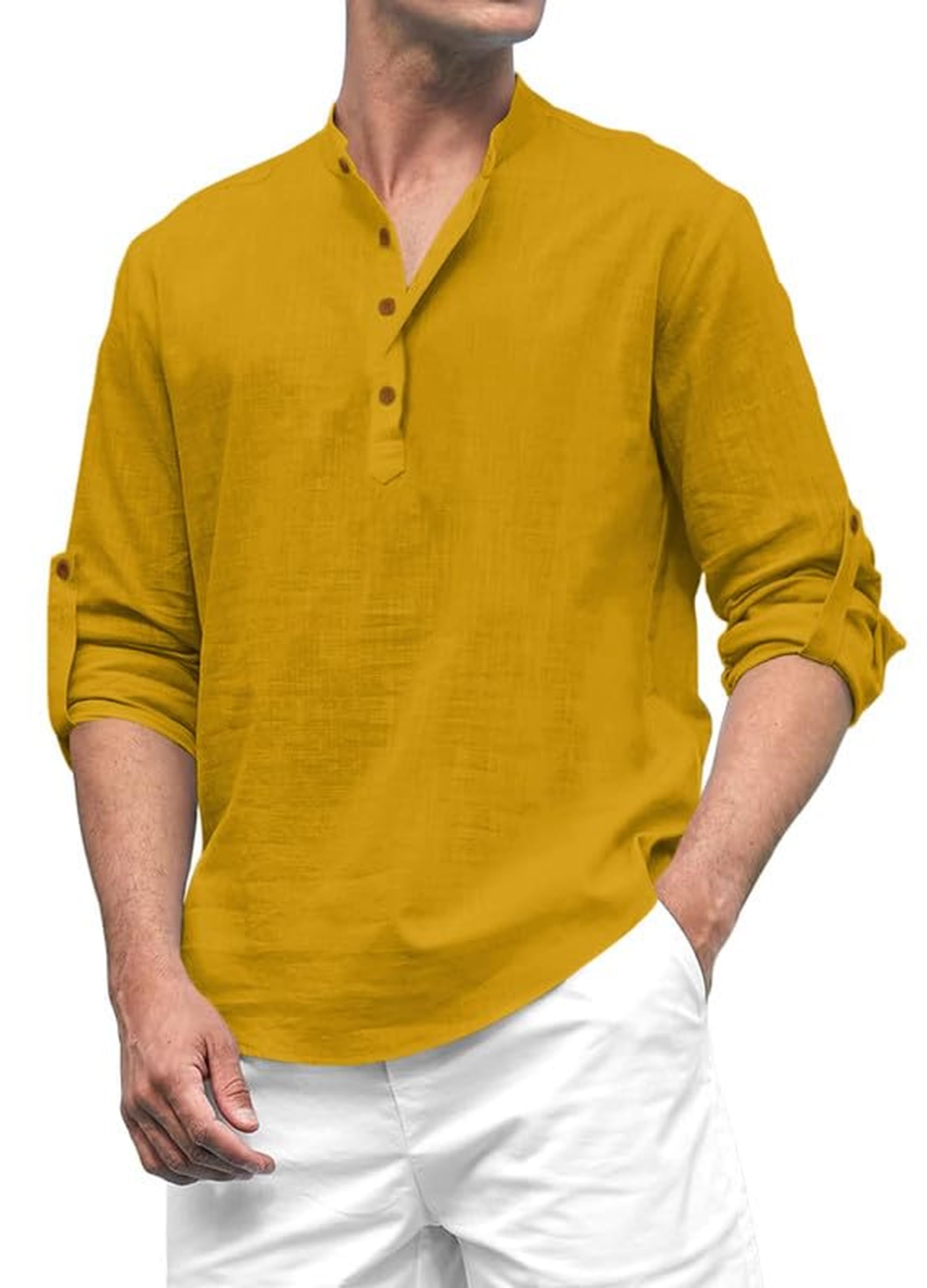 Men's Cotton Polyester Blend Regular Fit Full Sleeve Kurta Perfect for Special Occasions, Family Events, or Daily Ethnic Wear