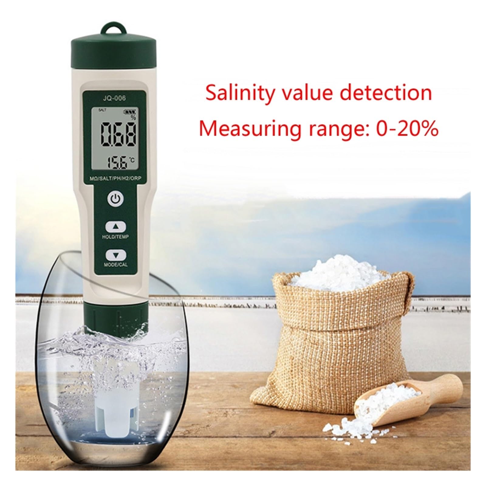 Misuratore di PH Tester PH 10 in 1 Misuratore Digitale della qualità dell'Acqua con/Senza retroilluminazione TDS/EC/SALT/TEMP/SG/ORP/H2/Test Fertile