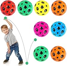 NVIYAM 8 Stück Ball, Moon Ball Hohe Springender, 7cm Spaceball Leicht zu greifen und zu fangen, Galaxy Ball EIN Knallendes Geräusch, Lava Springball Toy