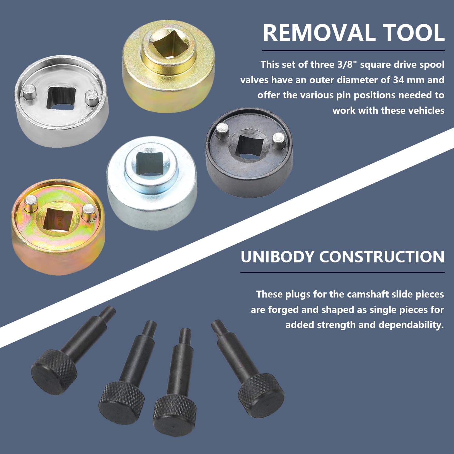 Kit de Herramientas de sincronización de alineación de Bloqueo del árbol de levas del Motor Compatible con VW Skoda VAG 1.8 2.0 TSI/TFSI EA888 T10352 T40196 T40271 T10368 con T10355(21PCS)