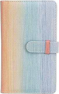 Mini álbum de Fotos, álbum de Fotos de 3 Polegadas e 96 Bolsos para Fujifilm Instax para Polaroid, Capa de PU PVC Forro Álbum de Fotos para Armazenar Cartões de Fotos Ingressos de