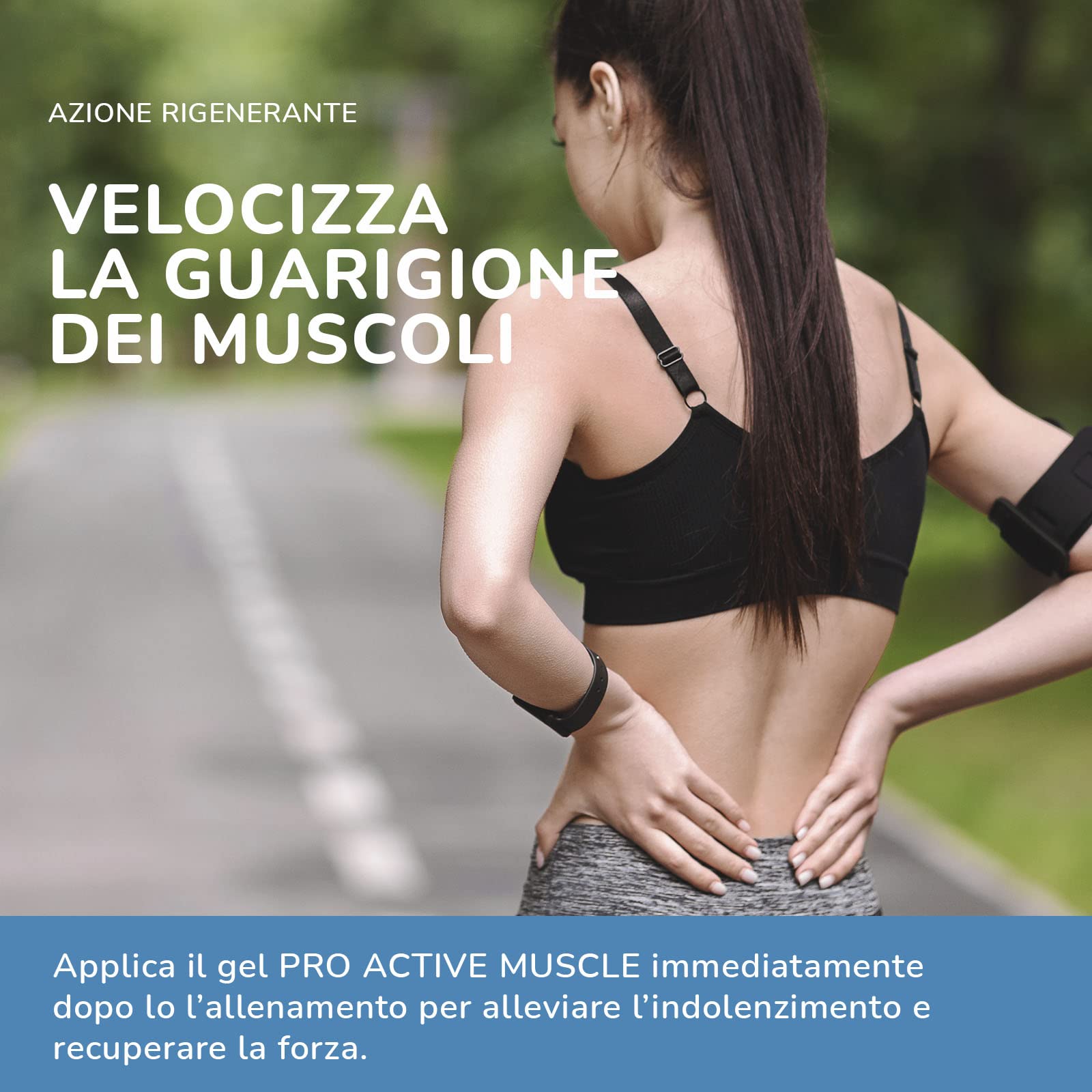 Nation of Strong Pro Active Muscle - 500ml Gel Ointment - Pomata Terapeutica Naturale - Gel per il Benessere Muscolare, con Estratti Naturali Lenitivi
