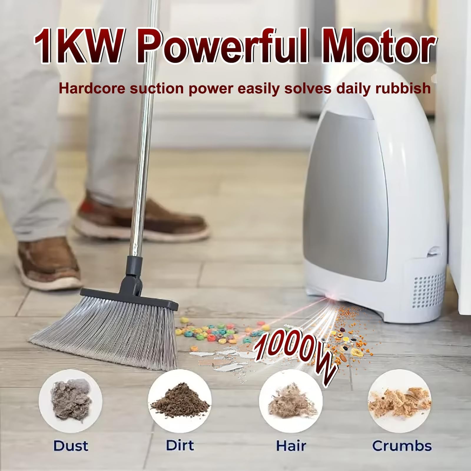 Bezprawne próżniowe automatyczne wysyłki, 1000w kanistra próżni z automatycznymi czujnikami, duże duże pudełko na kurz, że śmieci fryzjerskie puszka do zamiatania salonu do włosów.