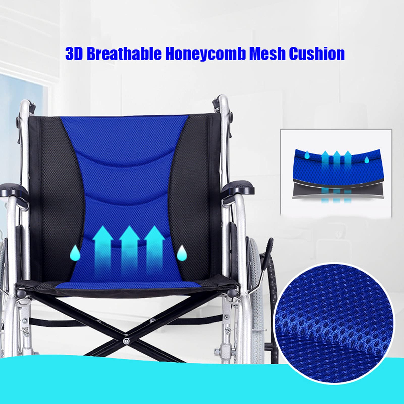 Lekkie wózki inwalidzkie, samobieżne lekkie aluminium ze składaną ramą, ergonomiczny, ultralekki wózek inwalidzki, dla osób upośledzonych fizycznie, niepełnos(