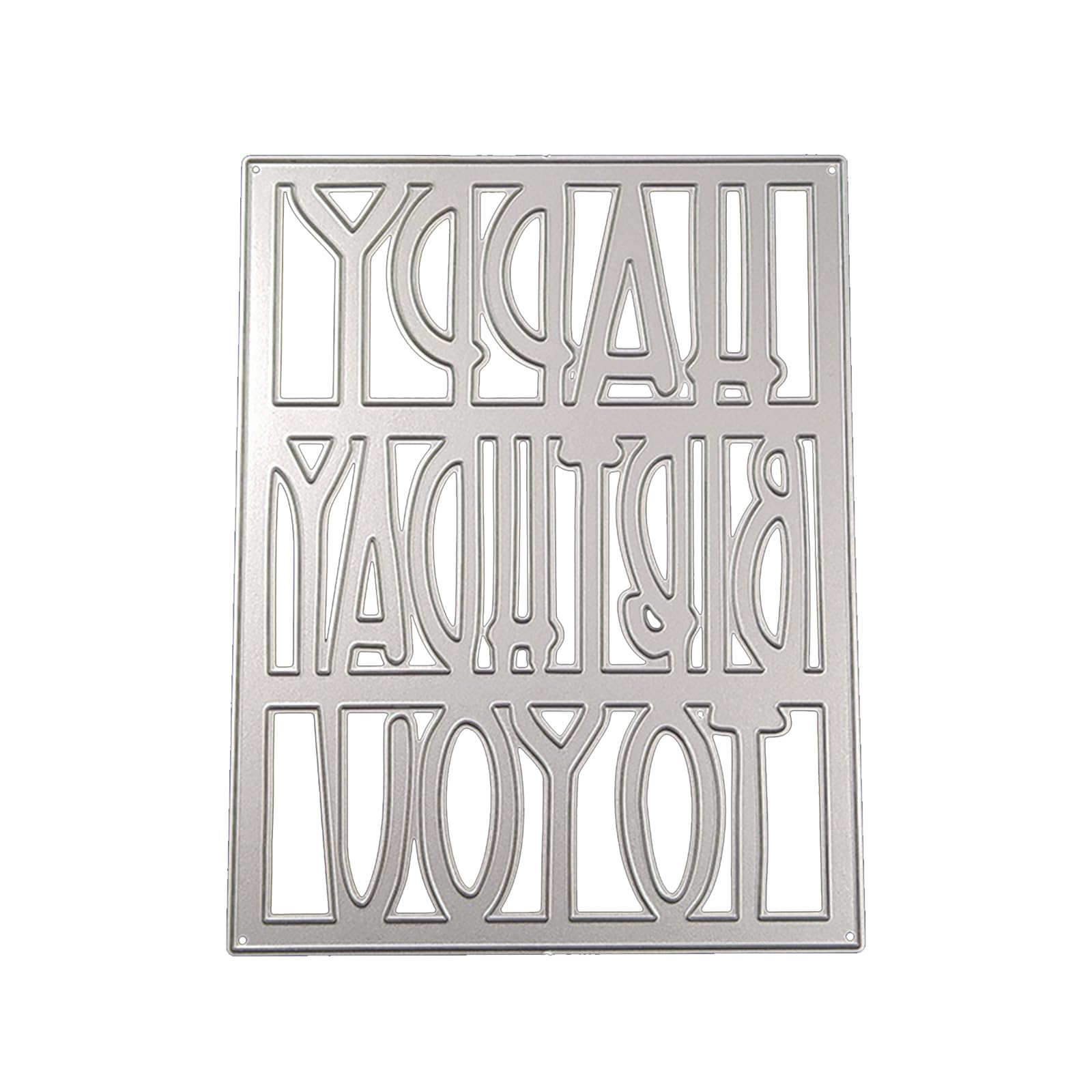 Wykrojniki do tłoczenia, Metalowe Wykrojniki Ramka Urodzinowa Szablon Do Wytłaczania(A)