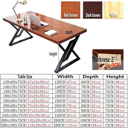 Miniatura 6 de Escritorio de madera maciza para computadora de oficina en casa escritorio de PC de pino natural escritorio de escritorio escritorio de juegos