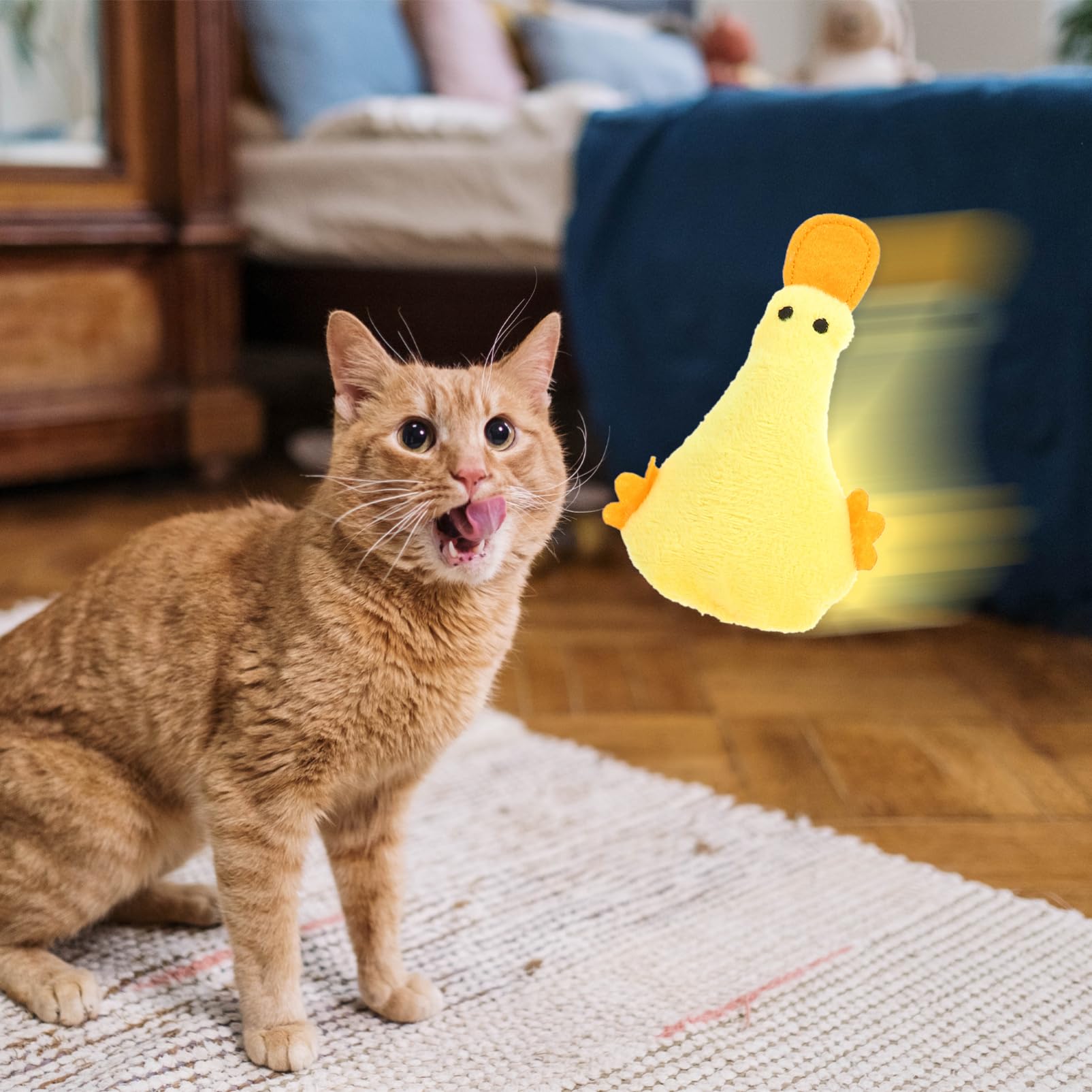 Toddmomy 20pièces Jouets à Mordre pour Chats Jouets Peluche avec Herbe à Chat Accessoires Ludiques De Couleurs
