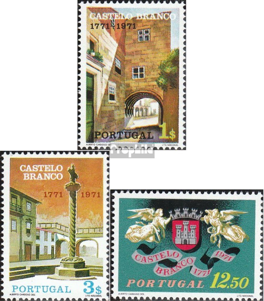 Prophila Collection Portugal 1143-1145 (complète.Edition.) Neuf avec Gomme Originale ** MNH 1971 Ville (Timbres pour Les collectionneurs Prophila Collection Portugal 1143-1145 (complète.Edition.) Neuf avec Gomme Originale ** MNH 1971 Ville (Timbres pour Les collectionneurs
