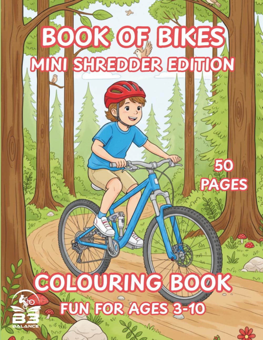 Book of Bikes - Mini Shredder Edition.: A Creative Bike Colouring & Activity Book for Ages 3-10. Part of the Interactive 'Book of Bikes' Series.