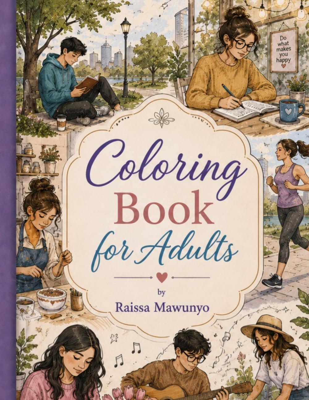 Coloring Book For Adults: For Relaxation and Stress Relief (Adults Coloring Book, for Relaxation Anxiety and Stress Relief)