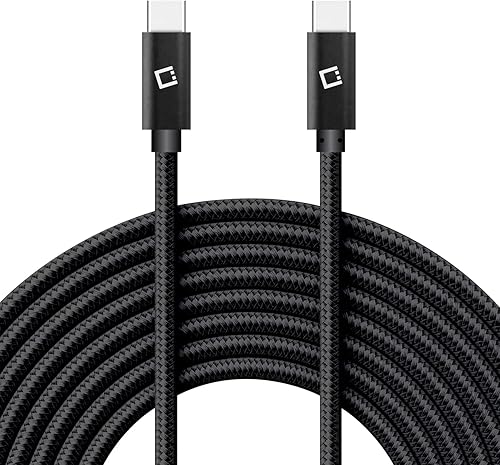 Cable de carga rápida dual USB-C/PD de 60 W compatible con Motorola Moto Z4 Plus 5Gbps transferencia de datos para entrega de energía de alta