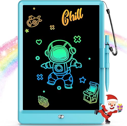 Bravokids - Tablet de escritura LCD de 10 pulgadas para niños de 3 a 6 años, juguete infantil, tablero electrónico, juguete educativo para niños de