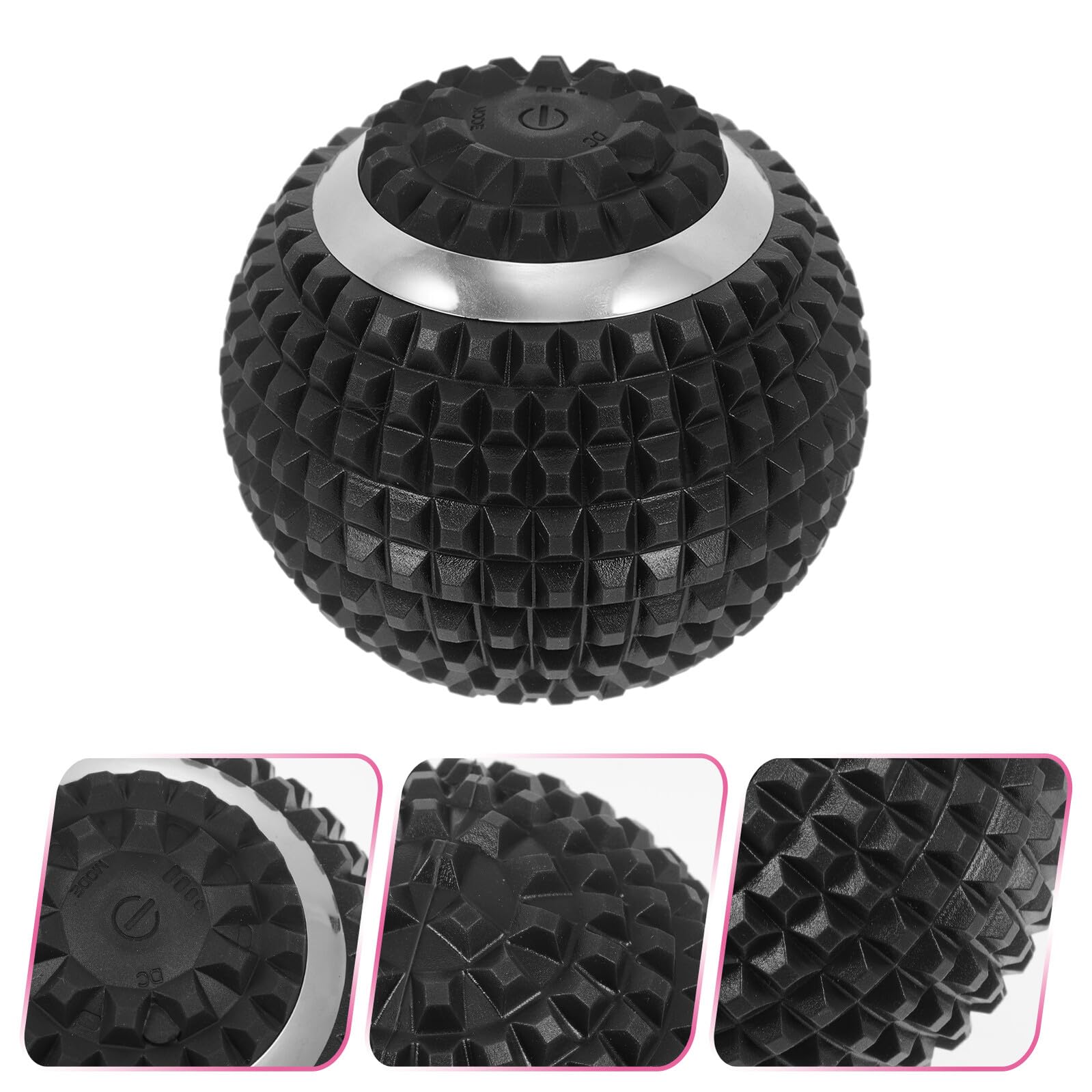Bola de Masaje Eléctrica para Pies y Músculos, Negro Abs
