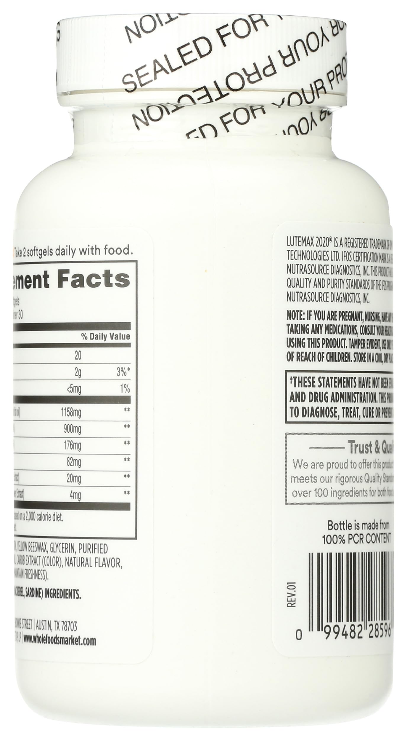 365 by Whole Foods Market, Omega Eye Care, 60 ct — Amazon image 2