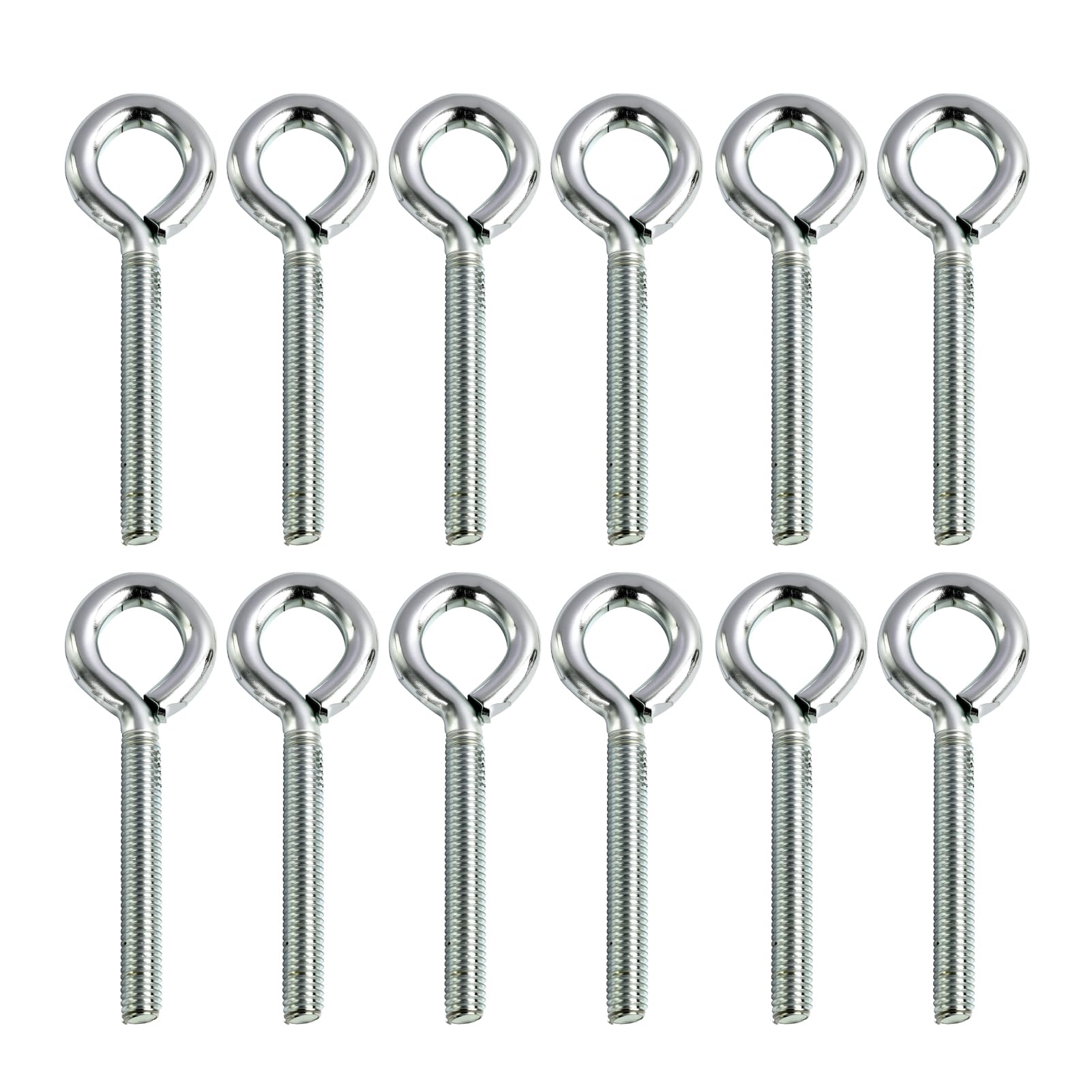 12 pezzi Bulloni ad Occhiello M5 in Acciaio Inossidabile 304, Viti a Occhiello con Anello per Fissaggio e Sospensione, Golfari Resistenti per Uso Domestico e Industriale