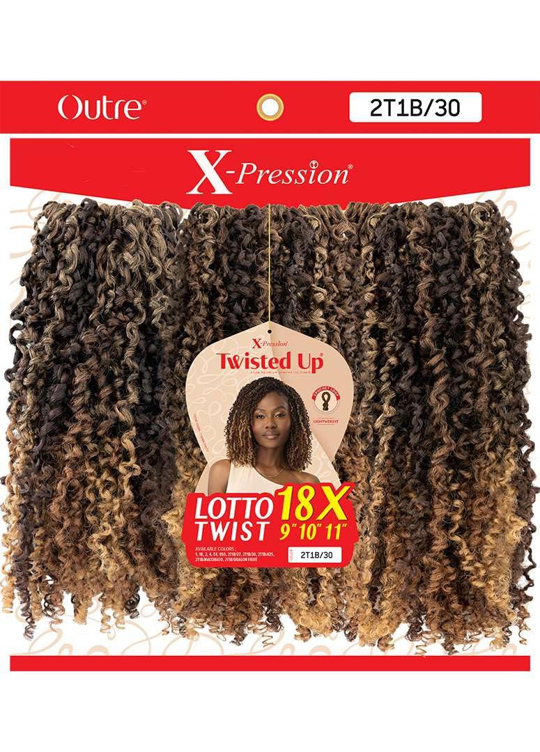 Amazon.com : Outre X-Pression Twisted Up - Lotto Twist 9