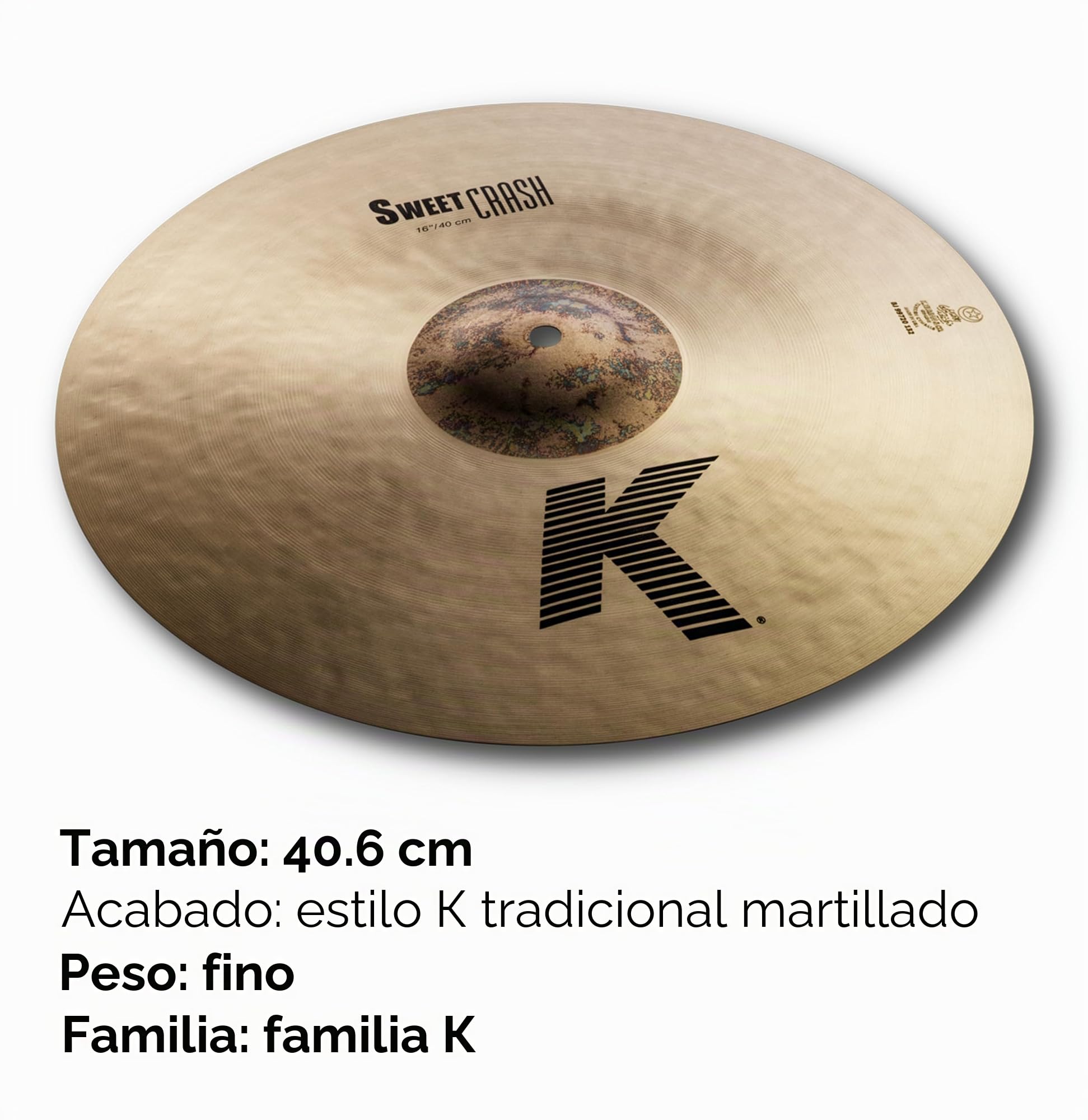 Zildjian K Zildjian Series - 16" Sweet Crash Cymbal