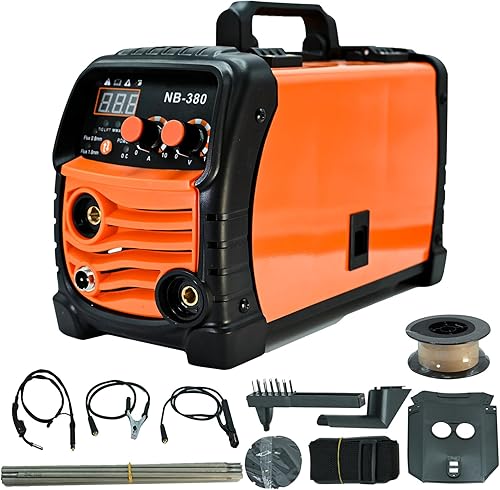 ABX Máquina de soldadura 3 en 1 mejorada MMA MIG TIG Máquina de soldadura AC 110V 20-380A Mini máquina de soldadura portátil con pantalla digital