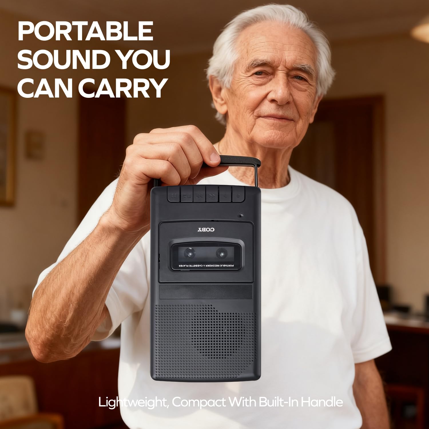 Coby Grabadora de Cassette portátil CVR-22