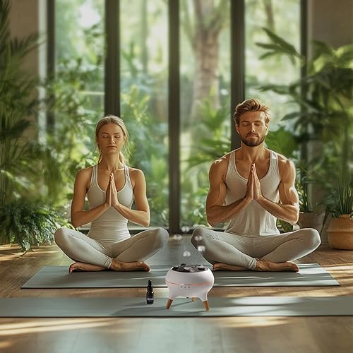 Miniatura 3 de Humidificador de nube de hongos, difusor de aceite esencial de aromaterapia con modo activado por sonido, 7 modos de humo, niebla de gelatina y LED