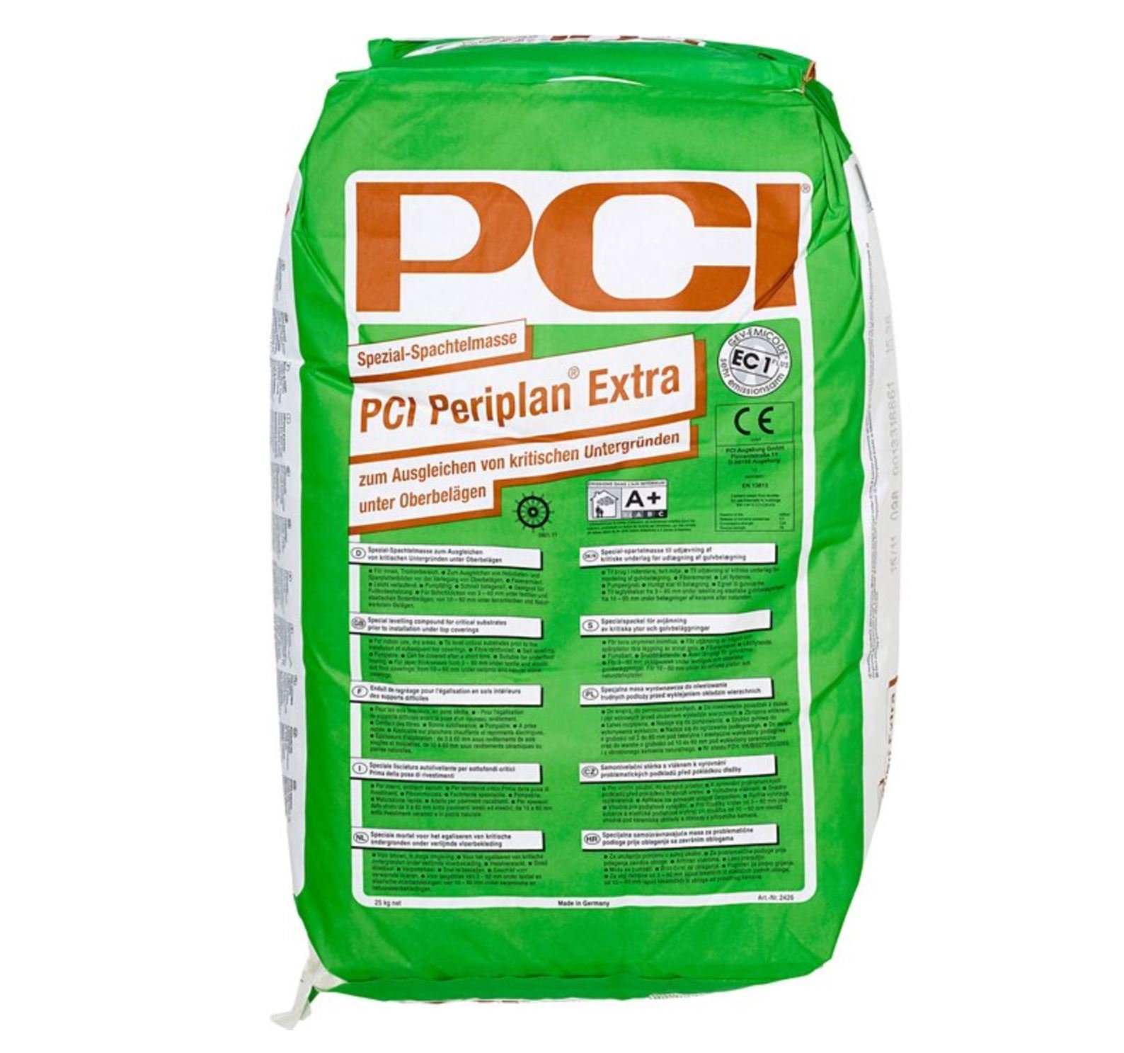 PCI-PERIPLAN EXTRA - Lechada para suelos de madera, 25 kg