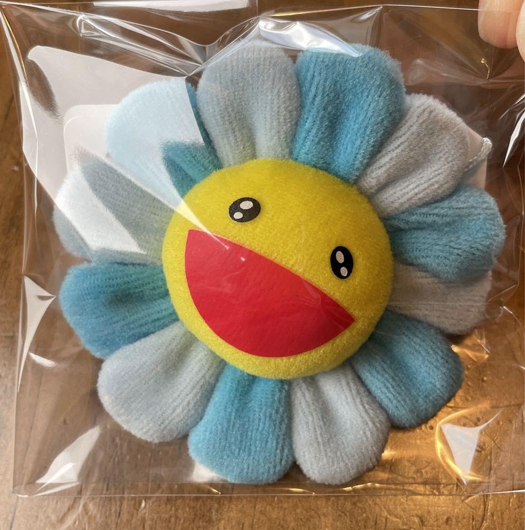 Amazon.co.jp: 村上隆 カイカイキキ レインボー フラワー 水色