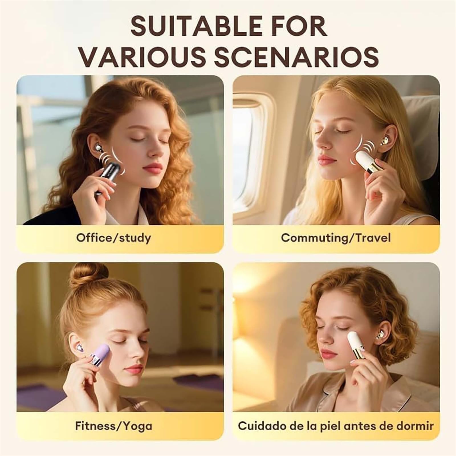 Auricolari Bluetooth wireless per sonno, cuffie massaggianti con vibrazioni, custodia impermeabile per relax e comfort, ideali per dormire e ascoltare musica