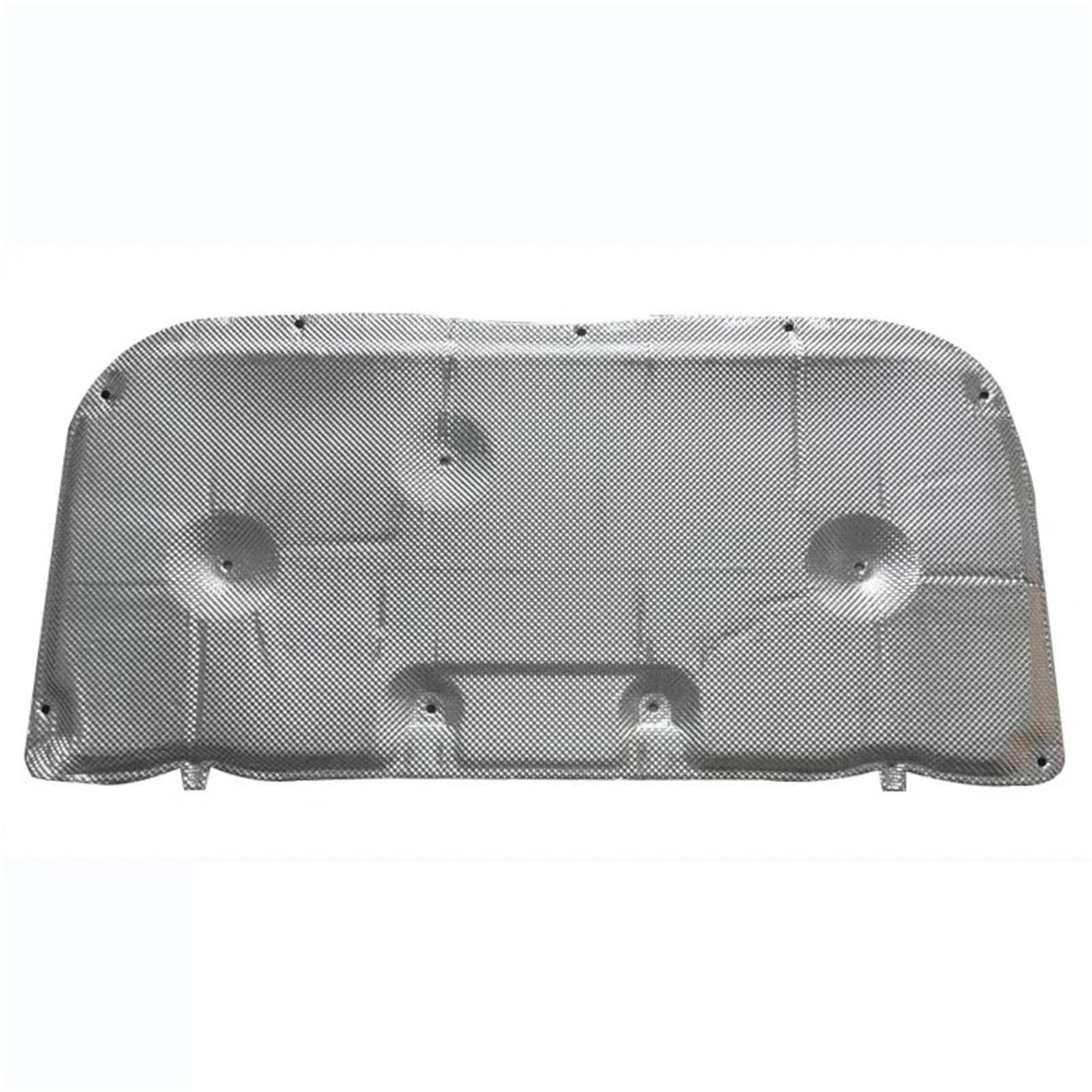 Xexjhqq Silve Car Hood Engine Insulation Pad For Toyota For Land For Cruiser For Prado 150 J150 2018~2023 Car Engine Sound Hood Heat Insulation Covers Car Accessories(Silve)