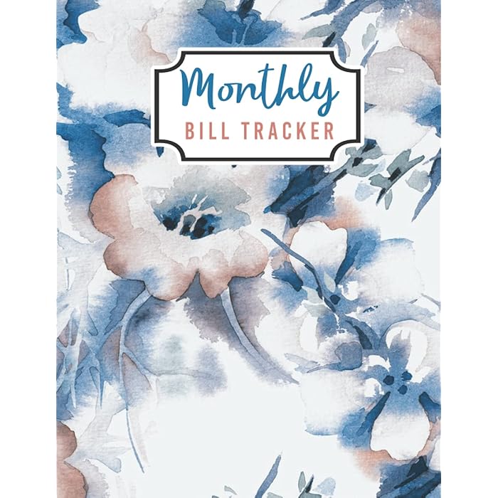 Buy monthly bill tracker bill payment organizer notebook bill tracker 