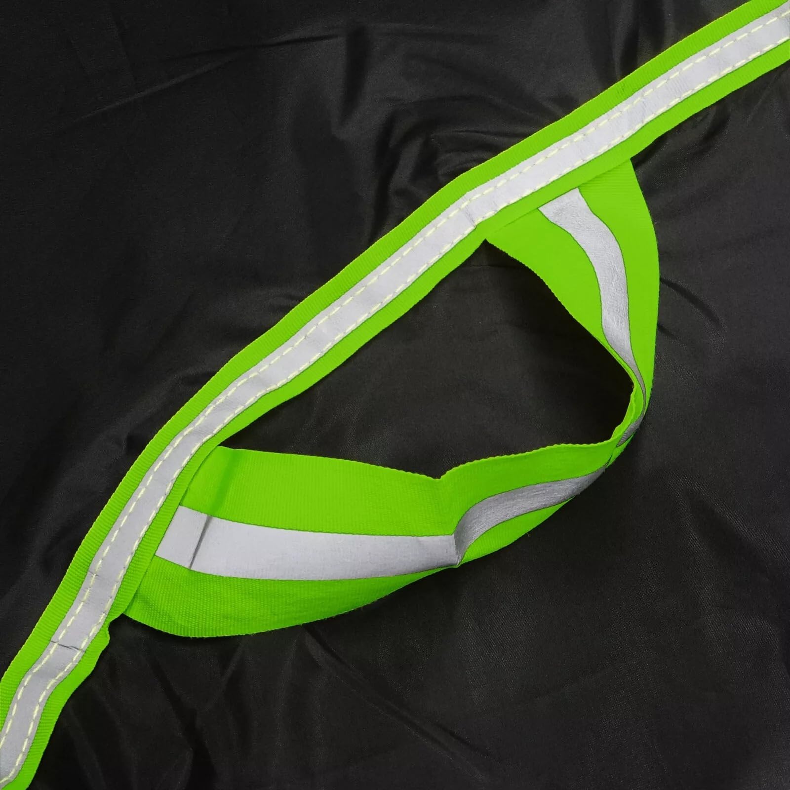 Pokrowiec na motocykl Wodoodporny pokrowiec na mot Quad Uniwersalny 190T Wodoodporny motocykl Pojazd Skuter Kart Pokrowce na motocykle XL XXXL Czarny Srebrny(Black Green-XL)