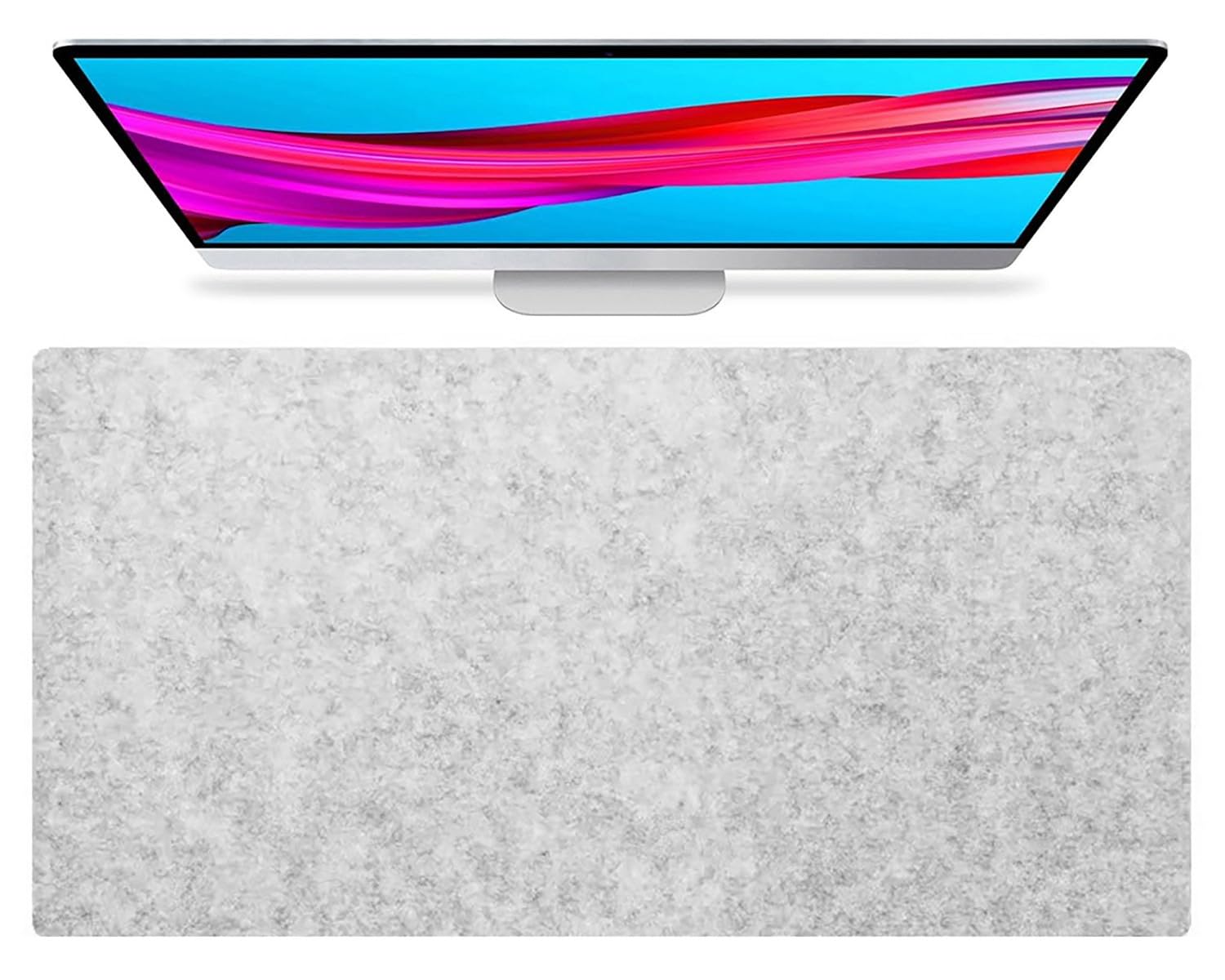 140x70cm Große Filz Schreibtischunterlage, rutschfeste Tastaturmatte