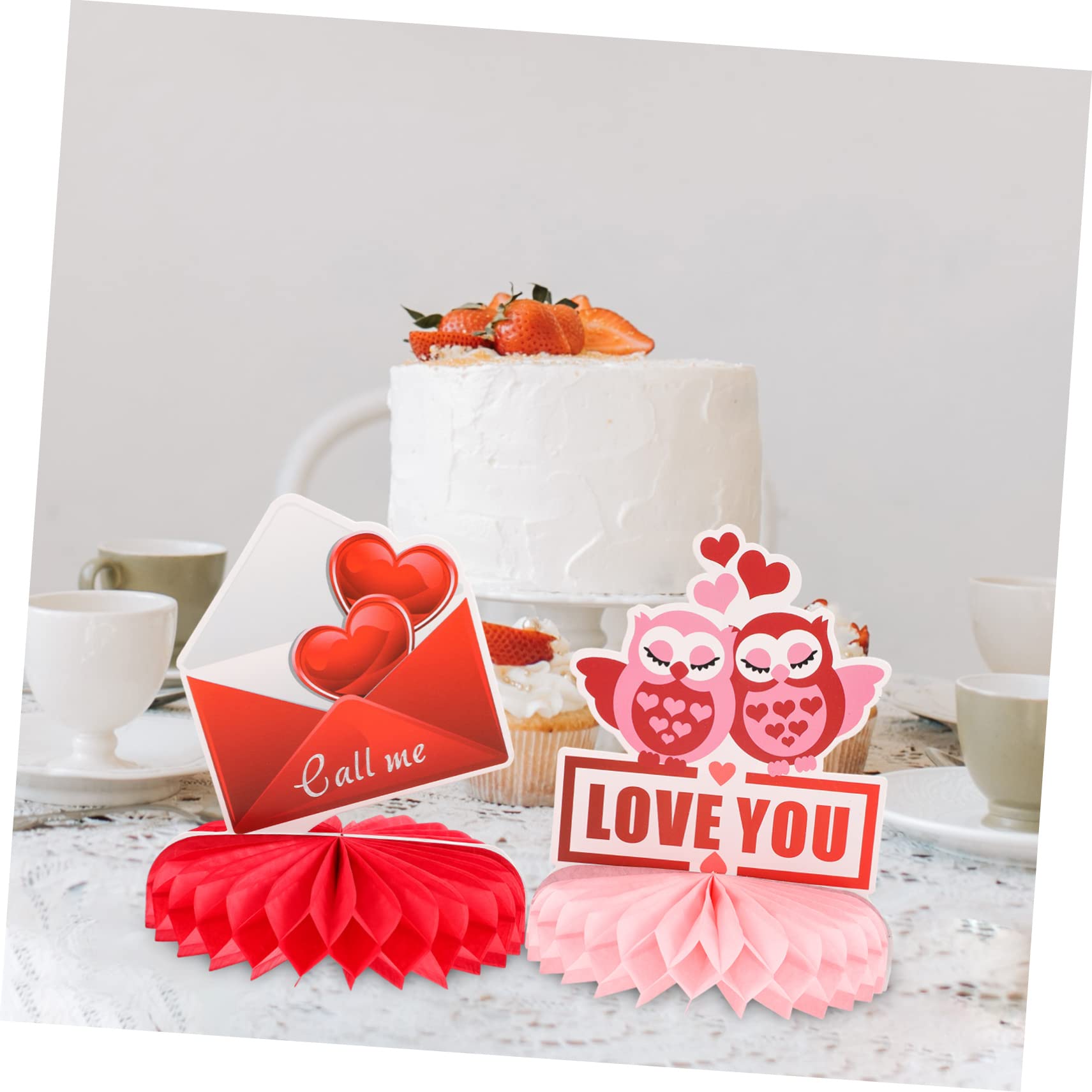 TOYANDONA 36piezas Decoración De De Día De San Valentín De Mesa Romántico Accesorios De San Valentín Decoración De Mesa