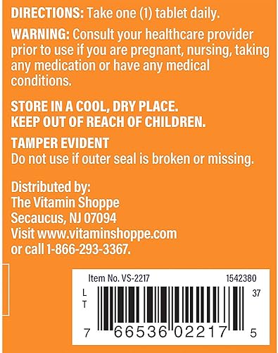 Miniatura 3 de The Vitamin Shoppe GABA 750MG (ácido gamma-aminobutírico), apoya la relajación, una vez al día (90 tabletas)