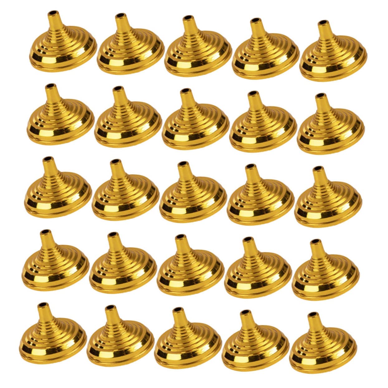 BESPORTBLE 10 Ensembles Base De Mât Porte-Drapeaux Pôle De Drapeau Portable Petit Bases De Drapeau Titulaires Poteaux Mât De Drapeau Intérieur Mâts De Drapeau Golden Plastique 30 Pièces * 10