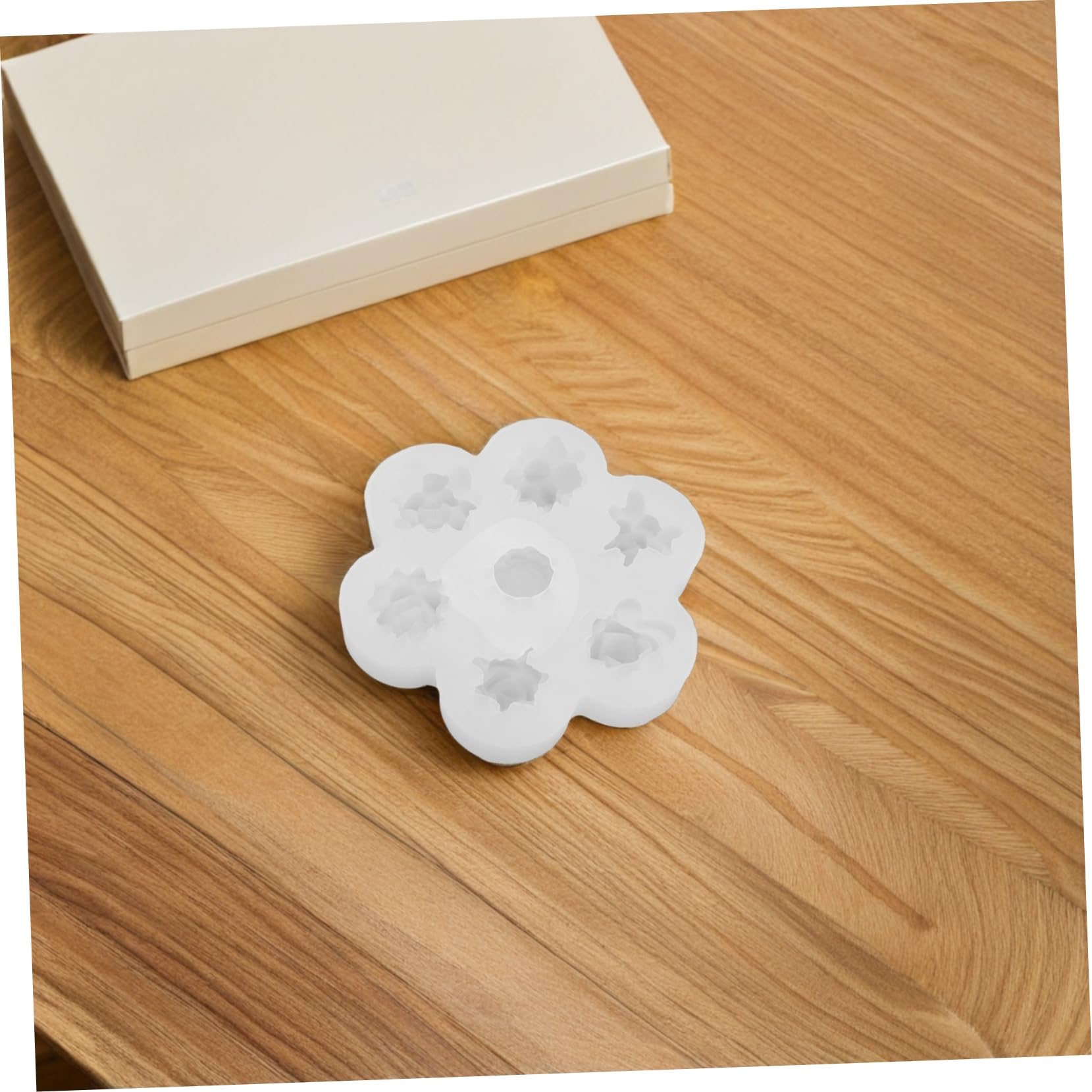 2piezas Molde De Silicona Para Velas Aromáticas Molde Forma De Cactus Para Manualidades De Jabón y Fondant Color Transparente