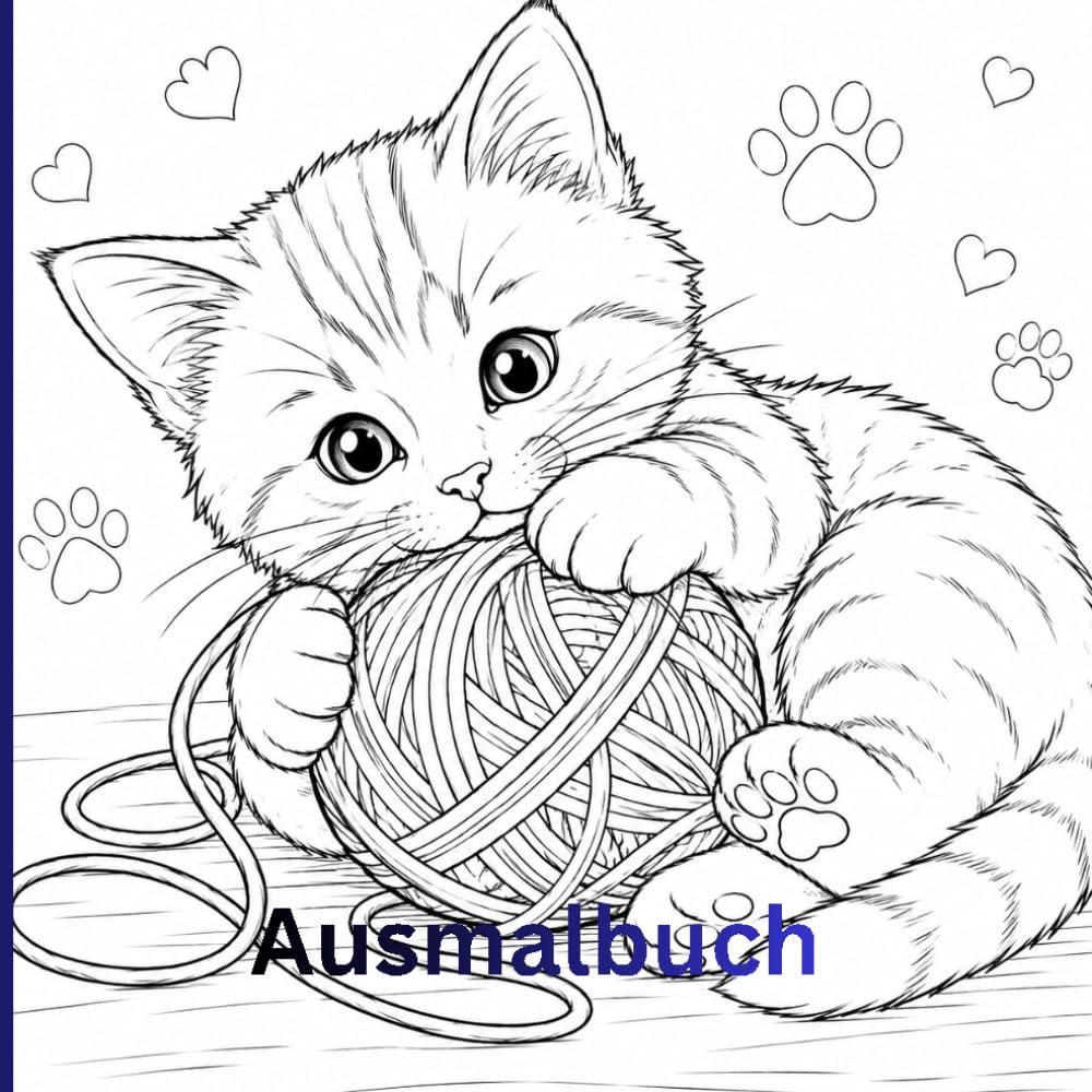 Ausmalbuch: Herrscher über Kartons und Leckerlis