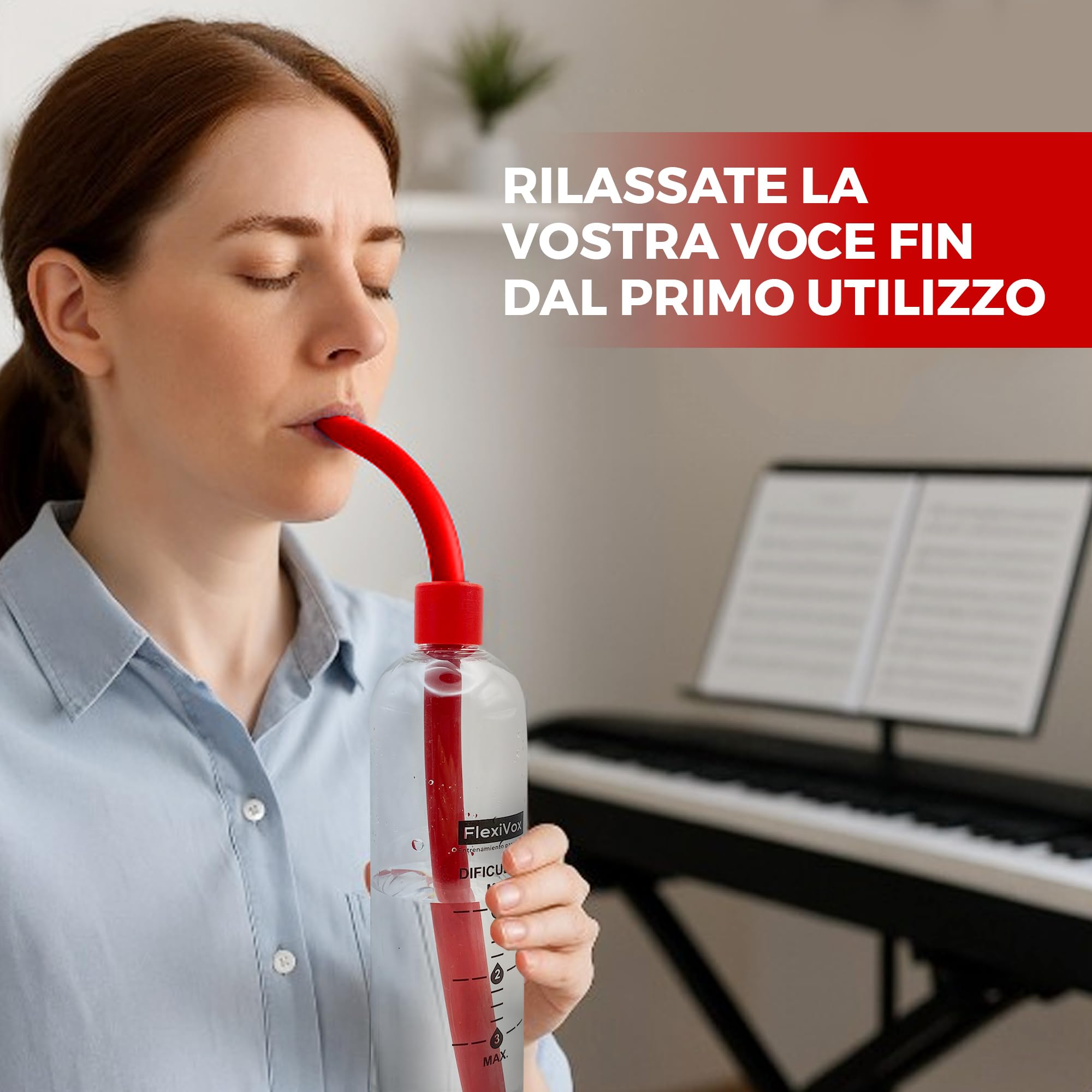 Set Di Cannucce Sonore Fukaisu Per Allenamento Vocale: 10 Pezzi In Acciaio Con Spazzole E Custodia
