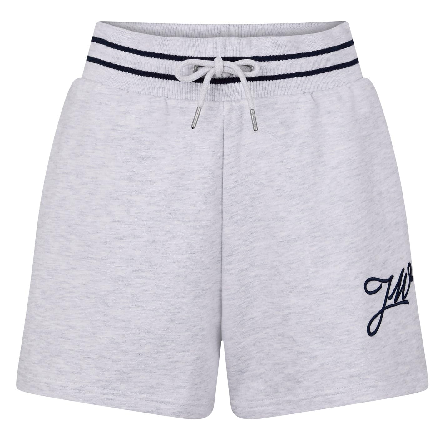 Jack Wills Women's Grey Jw Sport Stripe Fleece Jogger Shorts in Size 10, Sports Direct