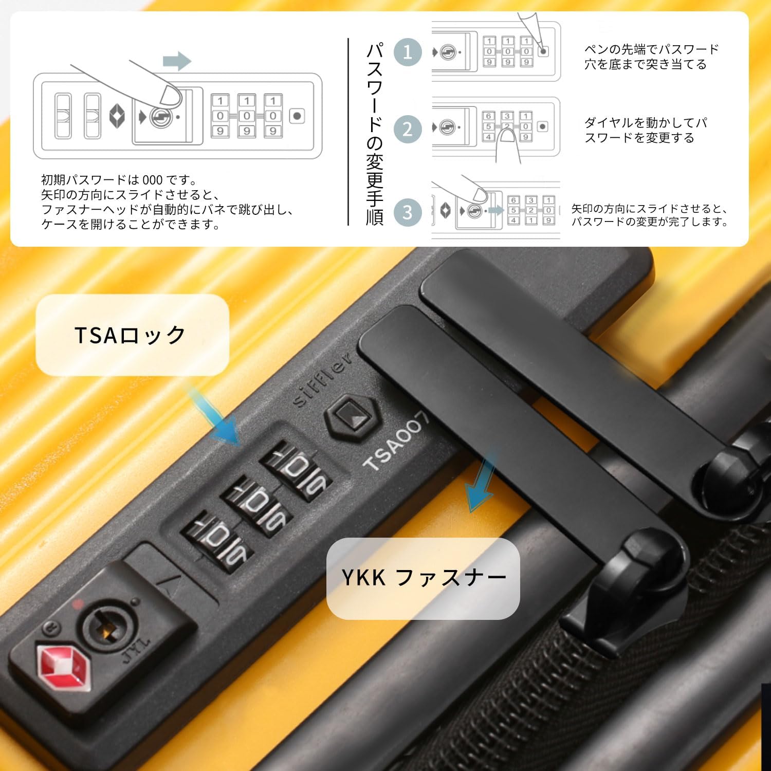 [bimiti] スーツケース キャリーケース 静音キャスター TSAロック 360度回転 衝撃に強い 軽量 機内持ち込み可能 隠し