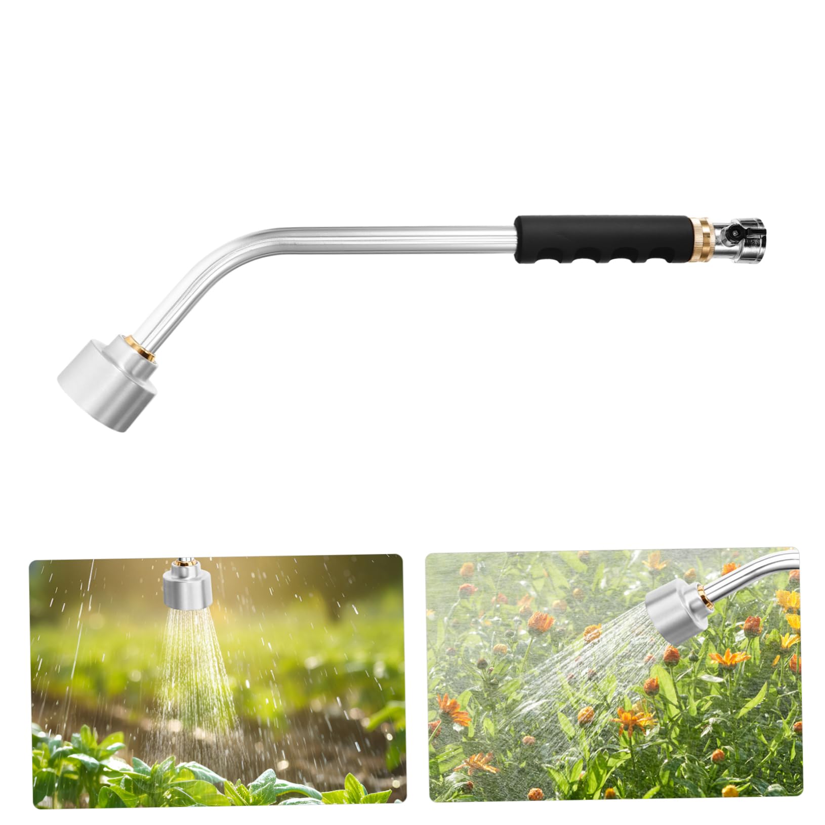 TOYANDONA Mehrzweck Sprühpistole Gartenspritze Gartenbewässerungsgerät für Blumengießen und Rasenbewässerung mit Legierung und Kunststoff Einfach zu Bedienen für Sommerferien im Haus